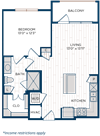 Aura Thirty2 A6 Affordable Unit Floor Plan